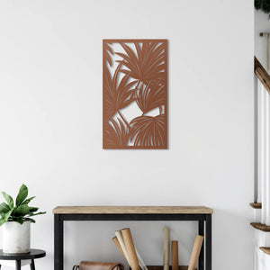 Mystic Forest Leaves Metal Wall Art | Nature Decorative Wall Sculpture