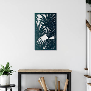 Mystic Forest Leaves Metal Wall Art | Nature Decorative Wall Sculpture