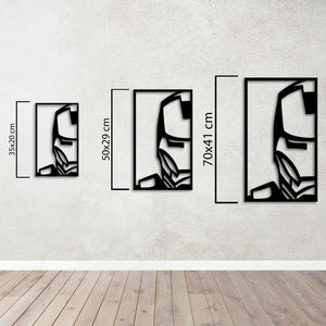 Mystic Armor Metal Wall Art | Decorative Warrior Wall Sculpture