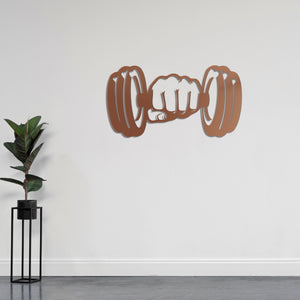 Symbol of Power Metal Wall Art | Decorative Abstract Wall Sculpture