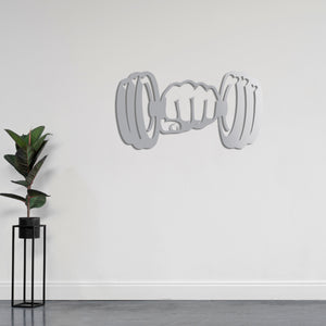 Symbol of Power Metal Wall Art | Decorative Abstract Wall Sculpture