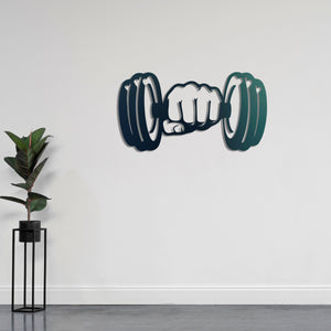 Symbol of Power Metal Wall Art | Decorative Abstract Wall Sculpture