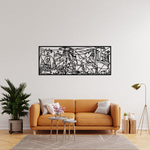 Guernica’s Silent Scream – Metal Wall Art
