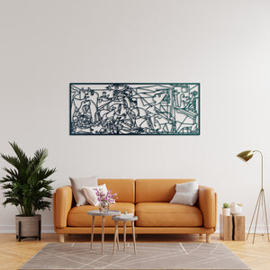 Guernica’s Silent Scream – Metal Wall Art