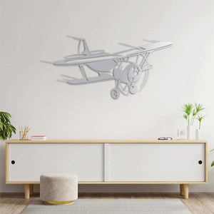 Swift Wings Airplane Metal Wall Art | Aviation Decorative Sculpture