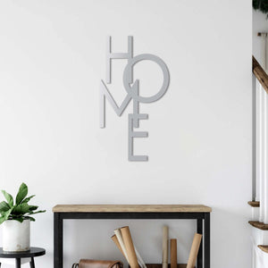 HOME Metal Wall Art | Decorative Home Sign "There's No Place Like Home"