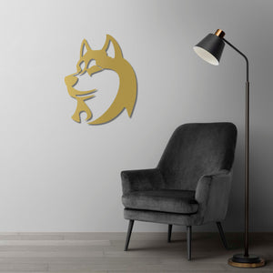 Spirit of Husky Metal Wall Art | Decorative Dog Wall Sculpture Decor