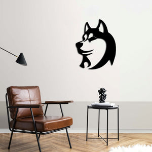 Spirit of Husky Metal Wall Art | Decorative Dog Wall Sculpture Decor