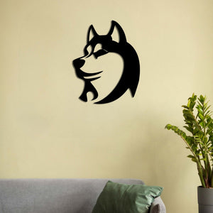Spirit of Husky Metal Wall Art | Decorative Dog Wall Sculpture Decor