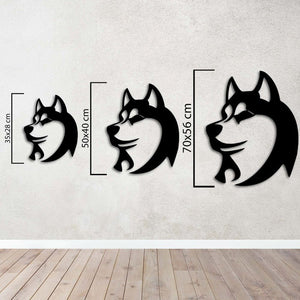 Spirit of Husky Metal Wall Art | Decorative Dog Wall Sculpture Decor