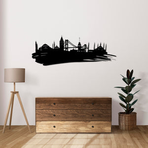Istanbul Skyline – Metal Wall Art