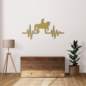 Rhythm of Free Spirit Metal Wall Art | Inspirational Sculpture