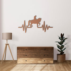 Rhythm of Free Spirit Metal Wall Art | Inspirational Sculpture