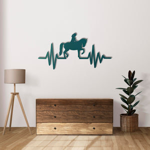 Rhythm of Free Spirit Metal Wall Art | Inspirational Sculpture