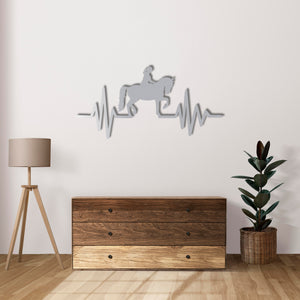 Rhythm of Free Spirit Metal Wall Art | Inspirational Sculpture