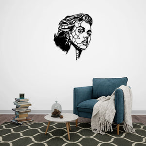 Shattered Beauty Metal Wall Art | Abstract Decorative Sculpture