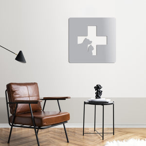 Loyalty and Compassion Metal Wall Art | Inspirational Sculpture