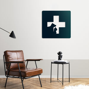 Loyalty and Compassion Metal Wall Art | Inspirational Sculpture