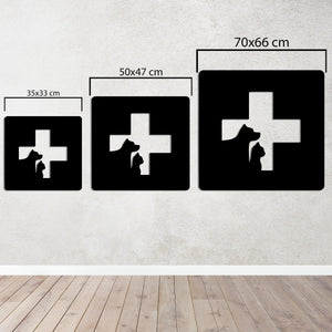 Loyalty and Compassion Metal Wall Art | Inspirational Sculpture