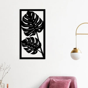 Tropical Serenity Metal Wall Art | Decorative Leaf Wall Sculpture