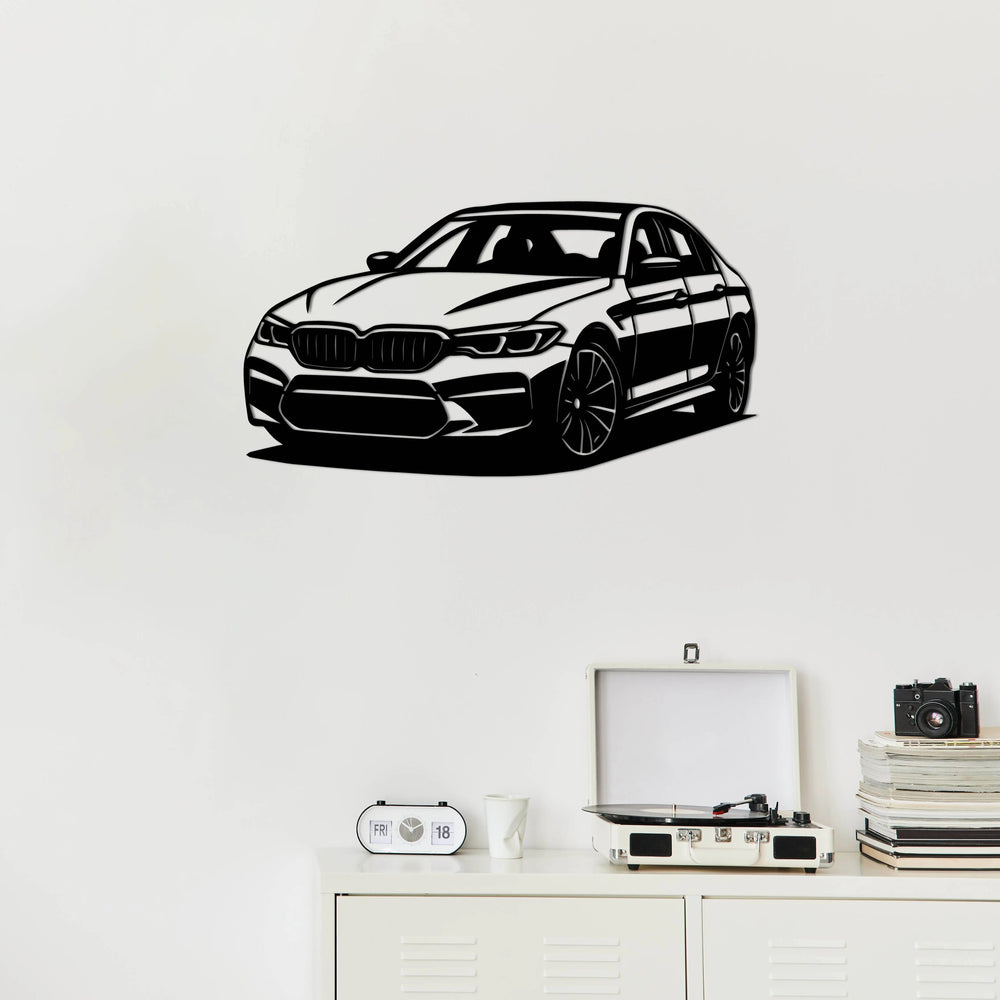 BMW M5 – Araba Metal Duvar Dekoru Laser Artique