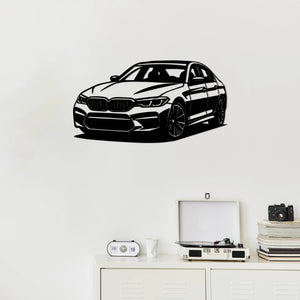 BMW M5 – Araba Metal Duvar Dekoru Laser Artique