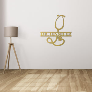 Heartbeat Pulse Metal Wall Art | Medical Decorative Sculpture