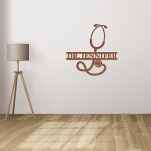 Heartbeat Pulse Metal Wall Art | Medical Decorative Sculpture