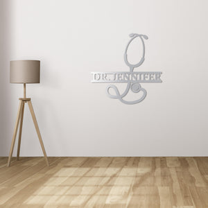 Heartbeat Pulse Metal Wall Art | Medical Decorative Sculpture