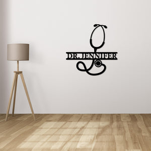 Heartbeat Pulse Metal Wall Art | Medical Decorative Sculpture