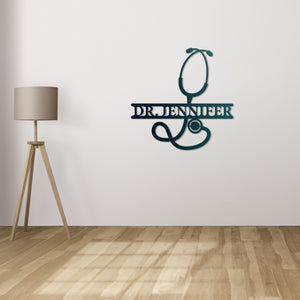 Heartbeat Pulse Metal Wall Art | Medical Decorative Sculpture