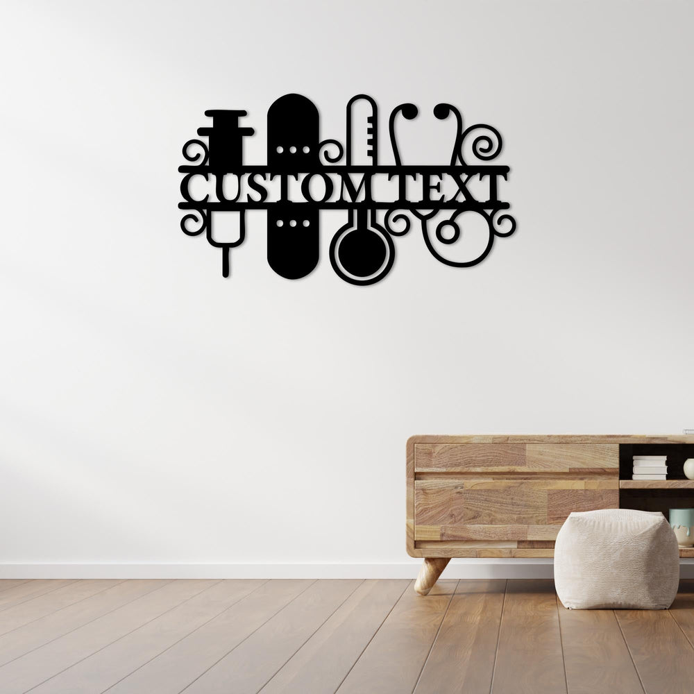 Art of Healing Metal Wall Art | Spiritual Wellness Sculpture