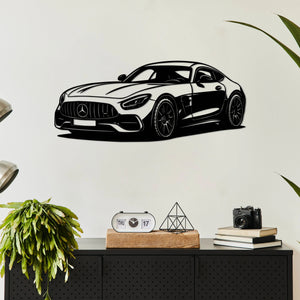 Mercedes-AMG GT – Araba Metal Duvar Dekoru Laser Artique