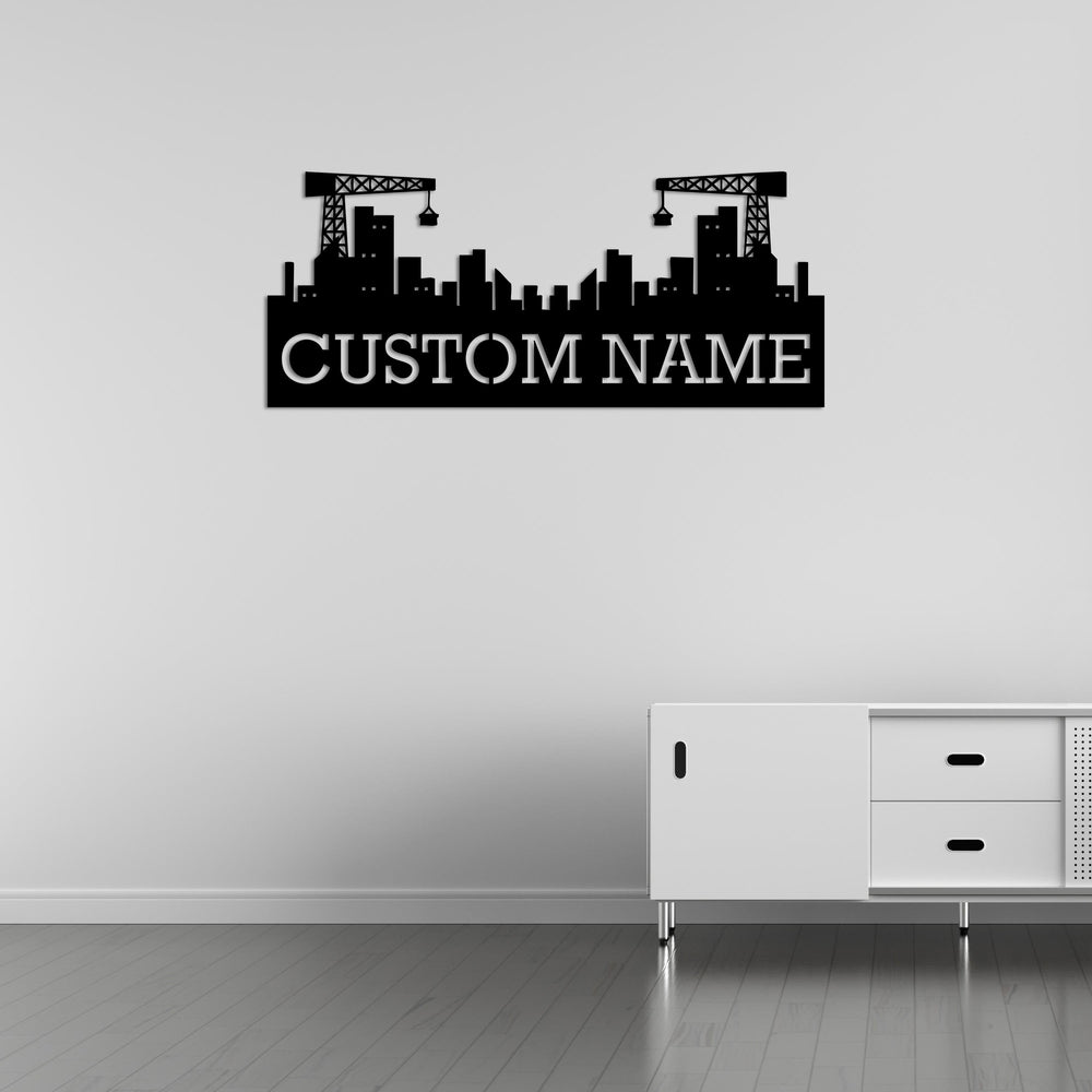 City Founder Customizable Metal Wall Art | Personalized Sculpture