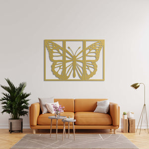 Monarch Elegance 3-Piece Butterfly Metal Wall Art | Wall Sculpture