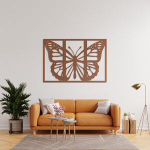 Monarch Elegance 3-Piece Butterfly Metal Wall Art | Wall Sculpture