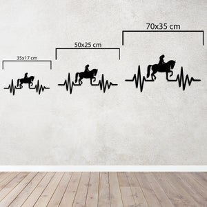 Rhythm of Free Spirit Metal Wall Art | Inspirational Sculpture