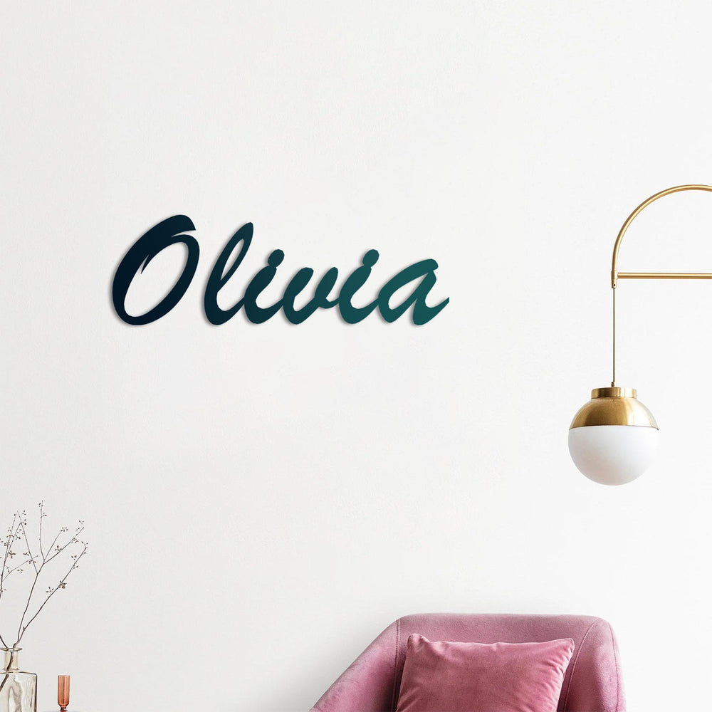 Custom Name Metal Wall Art