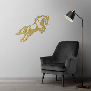 Free Spirit Horse Metal Wall Art | Decorative Animal Wall Sculpture