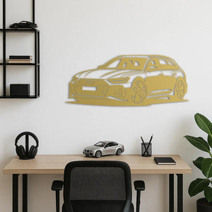 Audi RS6 Avant – Araba Metal Duvar Dekoru Laser Artique