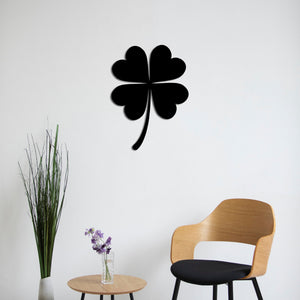 Symbol of Luck – Four-Leaf Clover Metal Wall Art