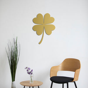Symbol of Luck – Four-Leaf Clover Metal Wall Art