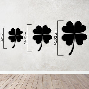 Symbol of Luck – Four-Leaf Clover Metal Wall Art