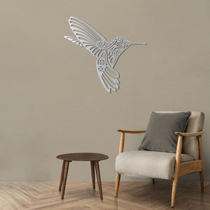 Wings of Freedom Metal Wall Art | Decorative Bird Wall Sculpture
