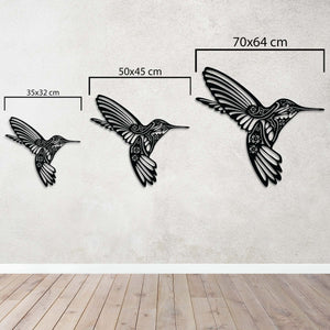 Wings of Freedom Metal Wall Art | Decorative Bird Wall Sculpture