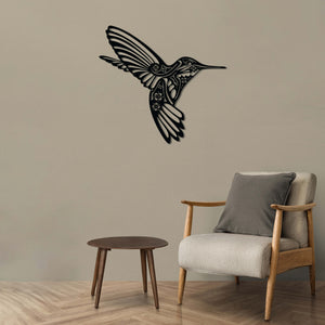 Wings of Freedom Metal Wall Art | Decorative Bird Wall Sculpture