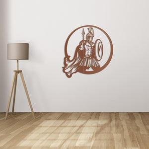 Spirit of Sparta Metal Wall Art | Warrior Decorative Wall Sculpture