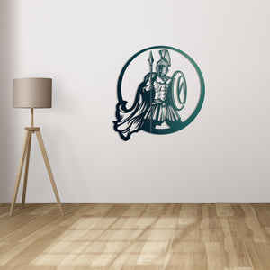 Spirit of Sparta Metal Wall Art | Warrior Decorative Wall Sculpture