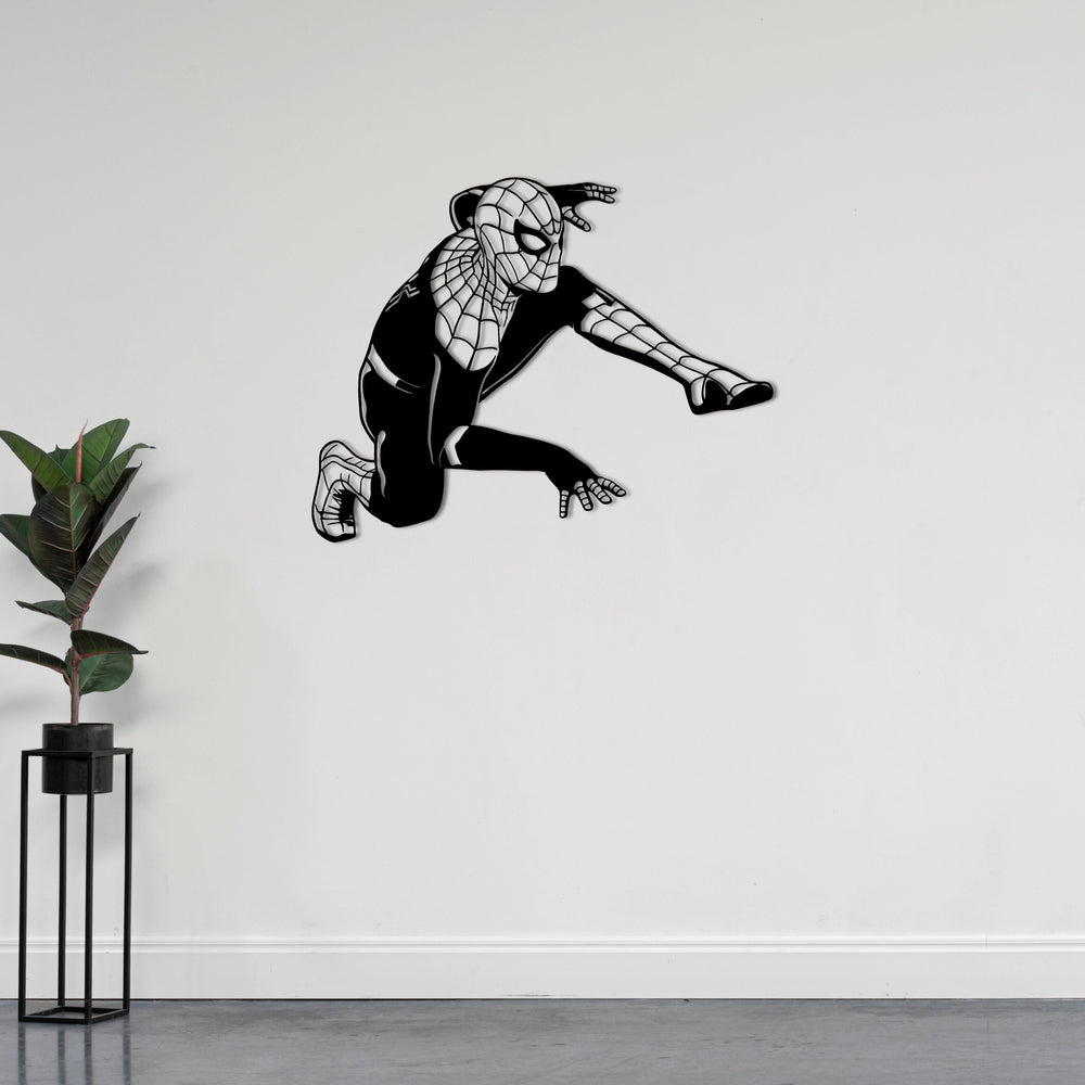 Black Suit Spider Man – Metal Wall Art