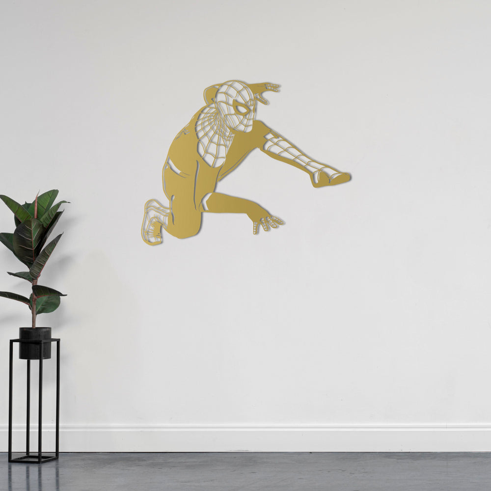 Black Suit Spider Man – Metal Wall Art